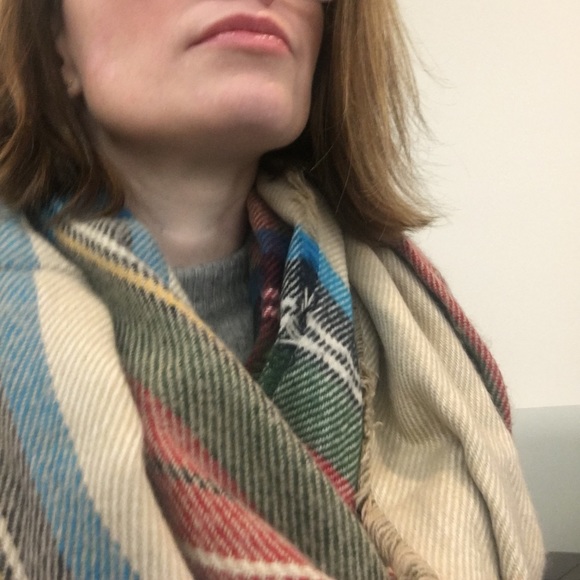 BP (Nordstrom) holiday plaid circle scarf - Picture 9 of 9